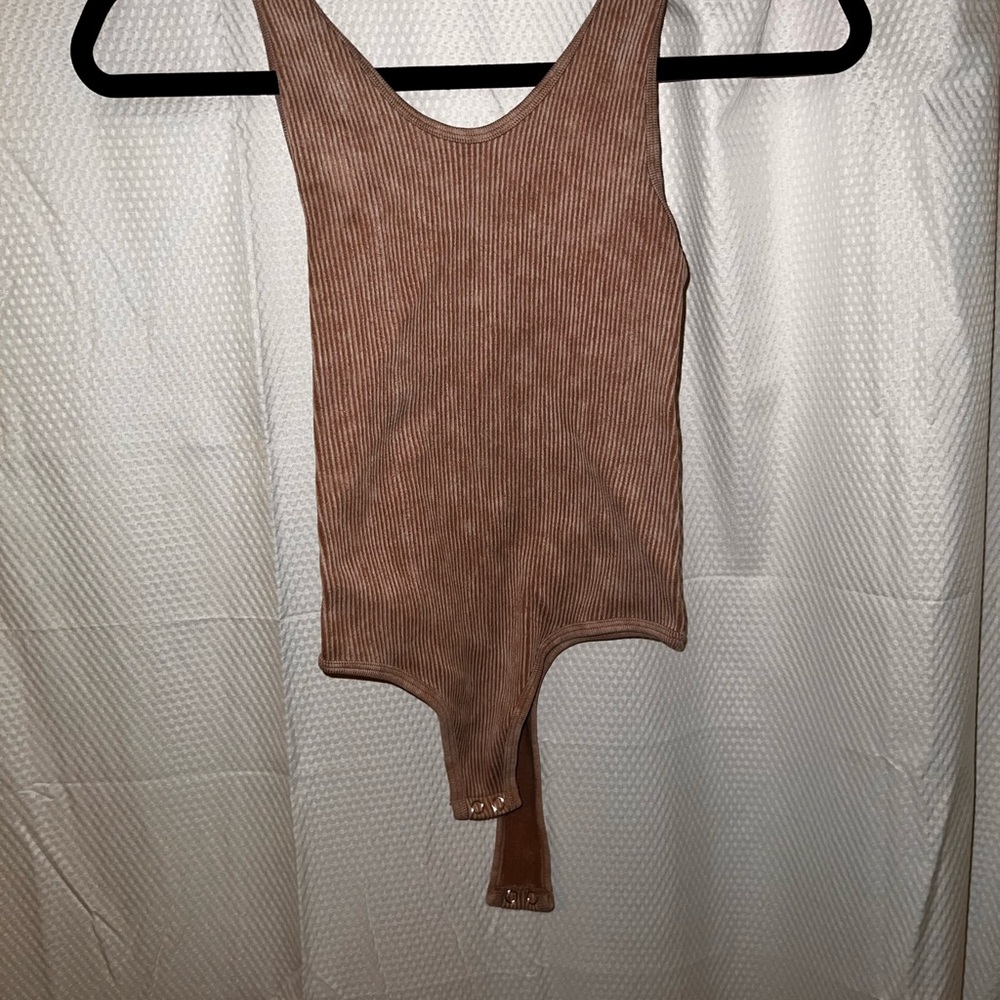 Light brown one piece top